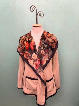 Johnny Was Womens Joan Sherpa Jacket In Teyros