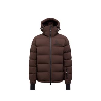 Moncler Moncler Isorno Hooded Insulated Ski Jacket, Men, Brown, Size: 0