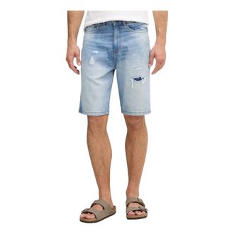 Just Cavalli Hombre, Pantalones cortos, Azul, Talla: W32