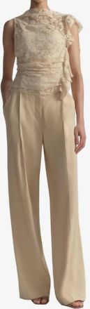 A.L.C. Winston High-Rise Pant In Crema Dolce