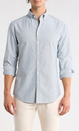 Rodd & Gunn Hoeptoun Sport Fit Button-Up Shirt in Twilight at Nordstrom Rack, Size Xx-Large