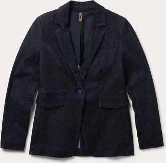 Stetson Womens Stretch Denim Blazer In Blue