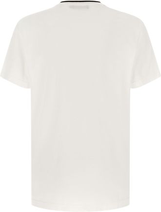 Dolce & Gabbana Logo-Patch Cotton T-Shirt - White