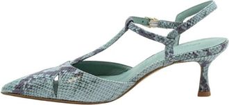 Sergio Levantesi Edvige Slingback - Dames - Pumps - Blauw - 40 EU - Leer - Schoenen