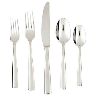 Fortessa Lucca Flatware - Set Of 20 In Silver
