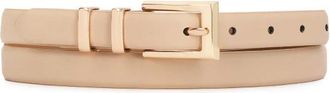 Kazar Natuurlijke Leren Riem - Dames - Riemen - Beige - 110 CM - Leer - Accessoires