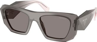 Prada PR B18SF Asian Fit 20F80Q Womens Sunglasses Grey Size 53