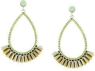 Olivia Welles Gia Beaded Drop Earrings in Gold /Yellow at Nordstrom Rack