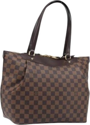 Louis Vuitton Pre-owned Canvas Tote Bag - Dames - Vintage Shopper - Bruin - ONE Size - Vintage