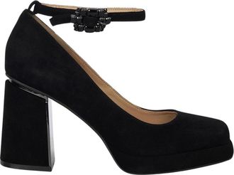 Alma En Pena Schoen met brede hak en gesp - Dames - Pumps - Zwart - 41 EU - Schoenen