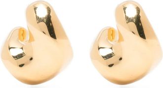 Maria Black Saddle kleine oorbellen - Goud