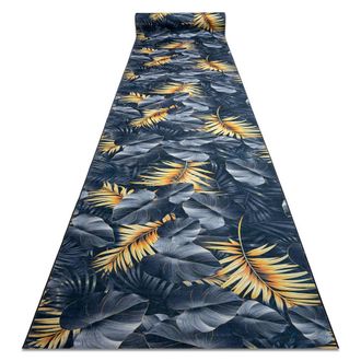 RugsX RugsX Anti-Slip Lotus Runner in Grey | Size: 120 cm x 450 cm