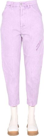 Stella McCartney Jeans With Embroidered Logo-Donna