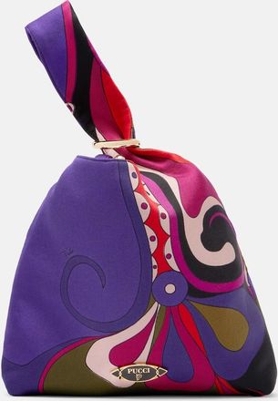 Pucci Orchidee silk twill tote bag