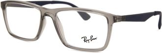 Ray-Ban Demo Rectangular Unisex Eyeglasses RX7056 5814 55