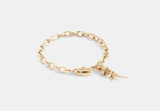 Coach Skeletal Rexy Signature Chain Bracelet