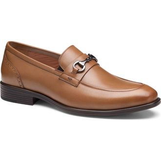 Johnston & Murphy Reeve Bit Loafer in Tan Full Grain at Nordstrom, Size 10.5