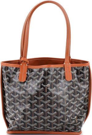 Goyard Anjou Reversible Tote Coated Canvas Mini