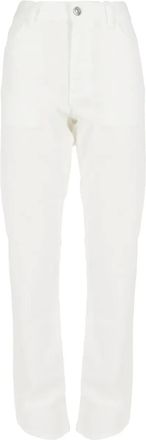 Ermenegildo Zegna button-fastening trousers - White