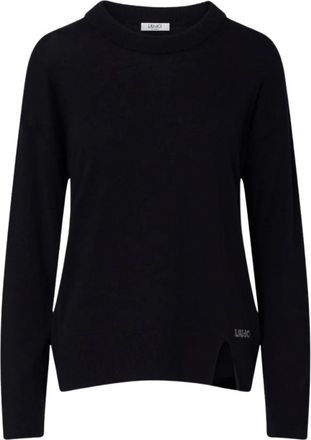 Liu Jo Round-neck Truien - Dames - Ronde hals truien - Zwart - S - Truien & Vesten