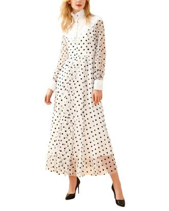 Burryco Burryco Long Sleeve Maxi Dress