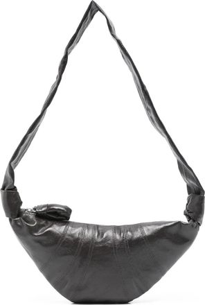 Christophe Lemaire Borsa a spalla Croissant piccola - Grigio