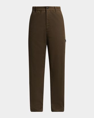 Moncler Men & apos;s Cotton-Stretch Twill Straight Leg Carpenter Pants