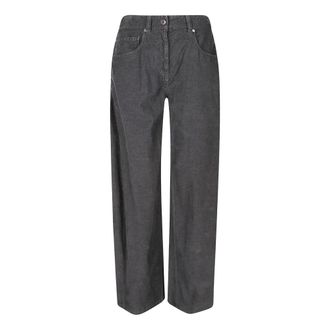 Brunello Cucinelli Donna, Pantaloni, Grigio, XS, new