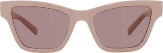 Gucci Brown Cat Eye Ladies Sunglasses GG1982S 004 53