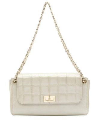 Chanel 2002-2003 Reissue 2.55 Chocolate Bar Lambskin Flap shoulder bag - Gold