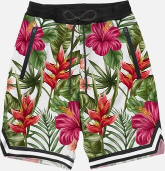 MC2 Saint Barth Tropical Print Swim Shorts Surf Style