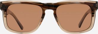 Cole Haan Mens Heritage Refined Rectangle Sunglasses - Brown