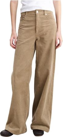 A.P.C. A.p.c., Broeken, Dames, Beige, W28, Katoen, Clyde Pants