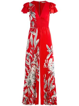 Alice & Olivia Bennet wide-leg jumpsuit - women - Polyester - 0 - Red