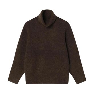 Toteme Turtlenecks, female, Brown, Size: XS Toteme Sweaters