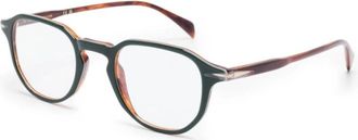 Eyewear by David Beckham Db 1140 RFD Optical Frame - Heren - Brillen - Groen - 47 MM - Accessoires