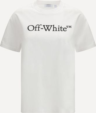 Off-white T-shirt Big Logo Bookish Woman XS