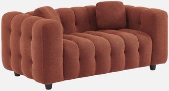 Sweeek Sweeek - Divano a 2 posti, rivestito in tessuto bouclé testurizzato