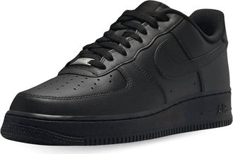 Nike Mens Air Force 1 07 Low Shoe In Black