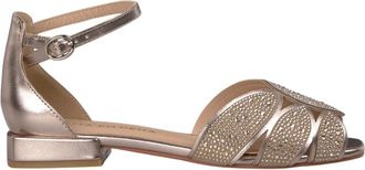 Alma En Pena Alma EN Pena, Schoenen, Dames, Geel, 40 EU, Platte sandaal strass opening