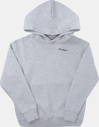 Off-white Boys Boys Off White Juniors Off Peace Hoodie in Grey Cotton - Size 10Y