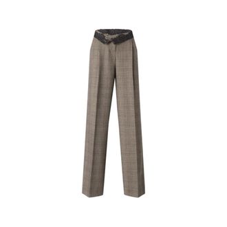 Pinko Plumeria Wijde Broek - Dames - Wijde Broeken - Veelkleurig - L - Broeken