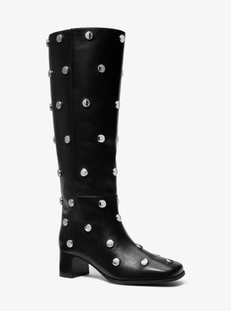 Michael Kors Matilda Flex Studded Leather Boot
