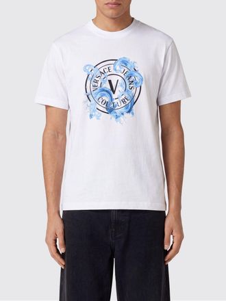 Versace Jeans Couture T-shirt in cotone con stampa barocca
