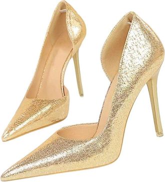 Generic Women Pointed Toe High Heel Pumps Summer Side Hollow Out Party Elegant High Heels Shoes