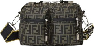 Fendi Brown FF Zucca Small Crossbody Bag