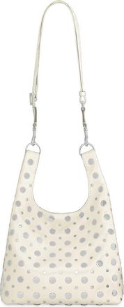 Rebecca Minkoff Ayla Stud Faux Leather Shopper Bag in Porcelain at Nordstrom