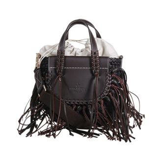 Cuba Lab Bucket Bags, female, Black, Size: ONE SIZE Habanera Fringes Baby Bag