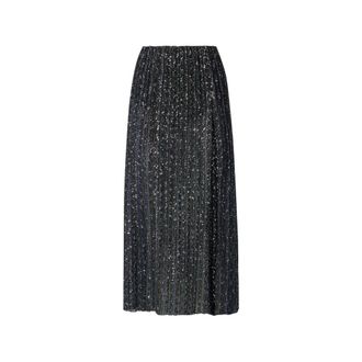 Missoni Falda Midi Acanalada con Abertura y Lentejuelas - Skirts - Mujer - Multicolor - S