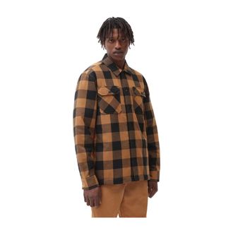 Dickies Jassen, Heren, Bruin, M, Katoen, Casual Shirts